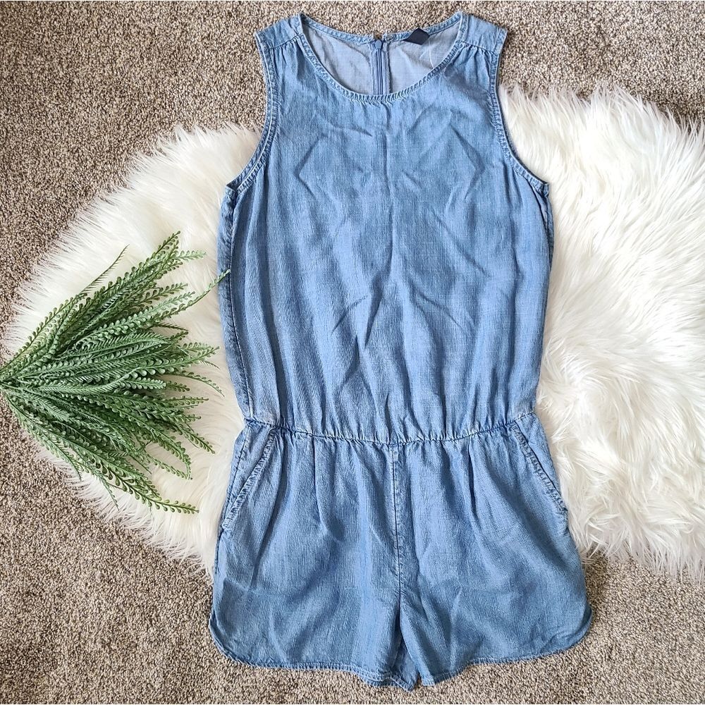 GAP | Lyocell chambray romper